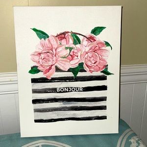 “Bonjour” Wall Art!
